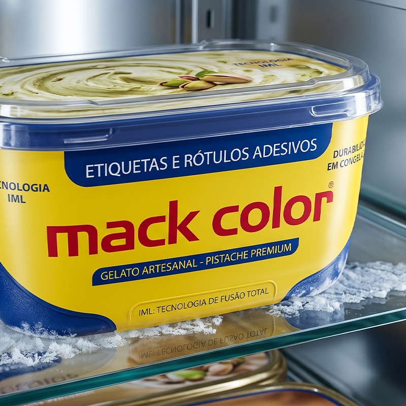 Embalagem produzida com in-mold label