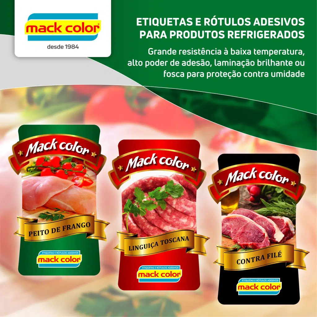 Etiquetas e Rótulos Adesivos para Produtos Refrigerados